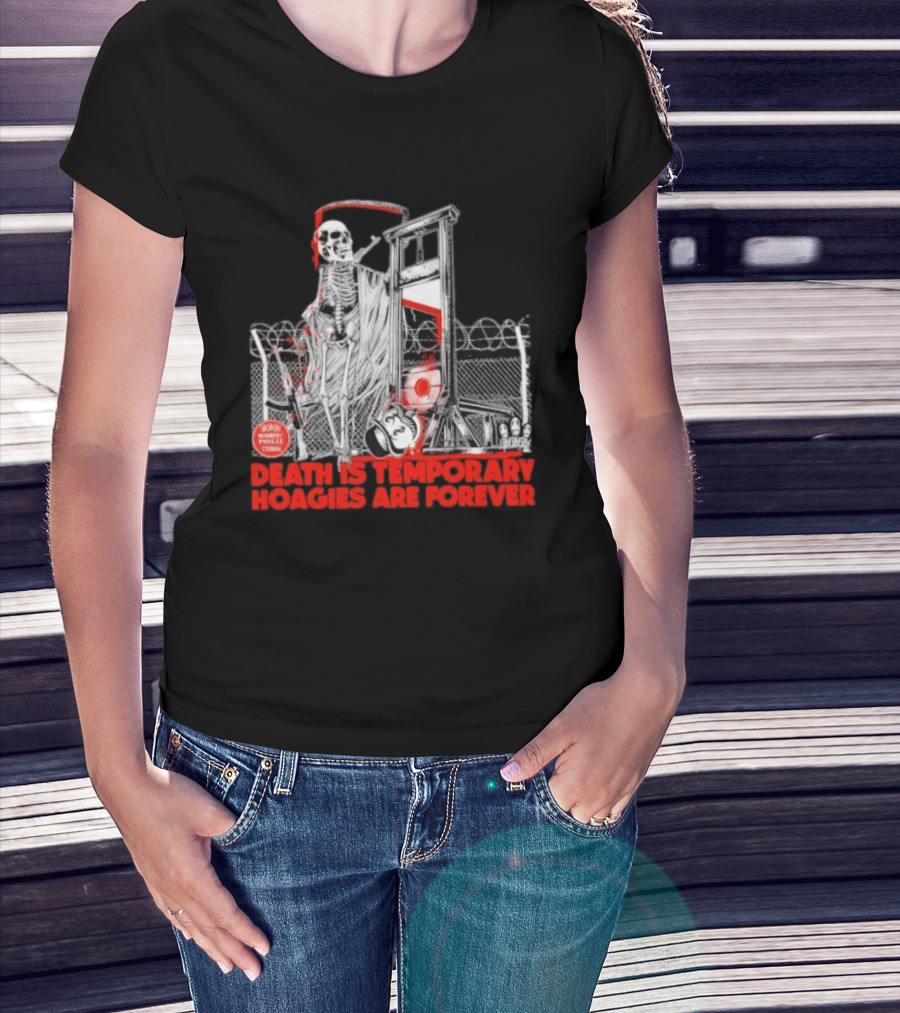 Death Is Temporary Huggies Are Forever Philly Comedy 2023 Mom's T-Shirt