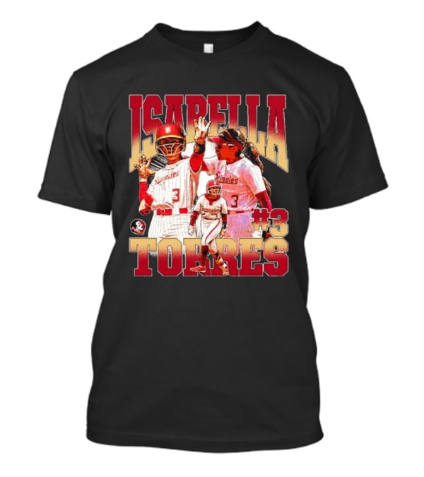 Isabella Torres Florida State Seminoles #3 Player Collage T-Shirt