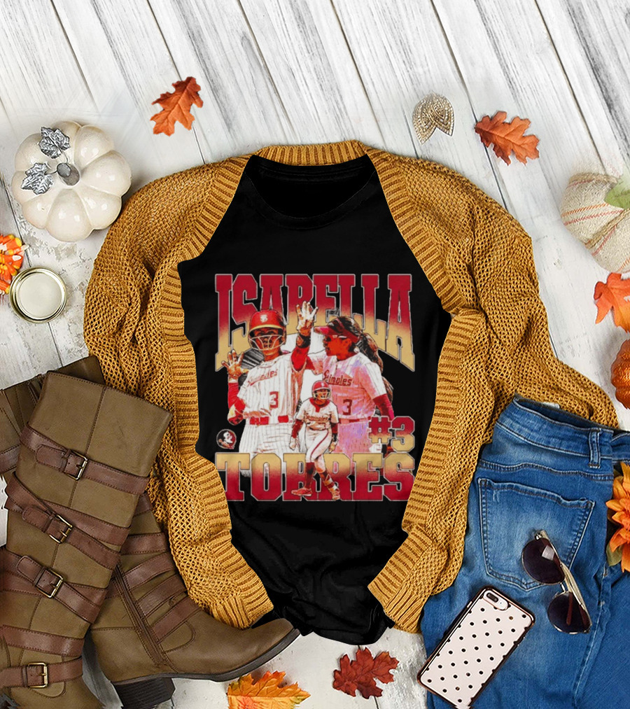 Isabella Torres Florida State Seminoles #3 Player Collage T-Shirt