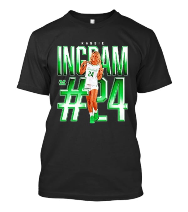 Kassie Ingram Marshall #24 Thundering Herd Team T-Shirt