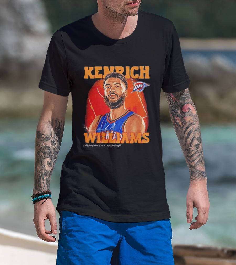 Kenrich Williams Oklahoma City Thunder OKC Basketball Player T-Shirt