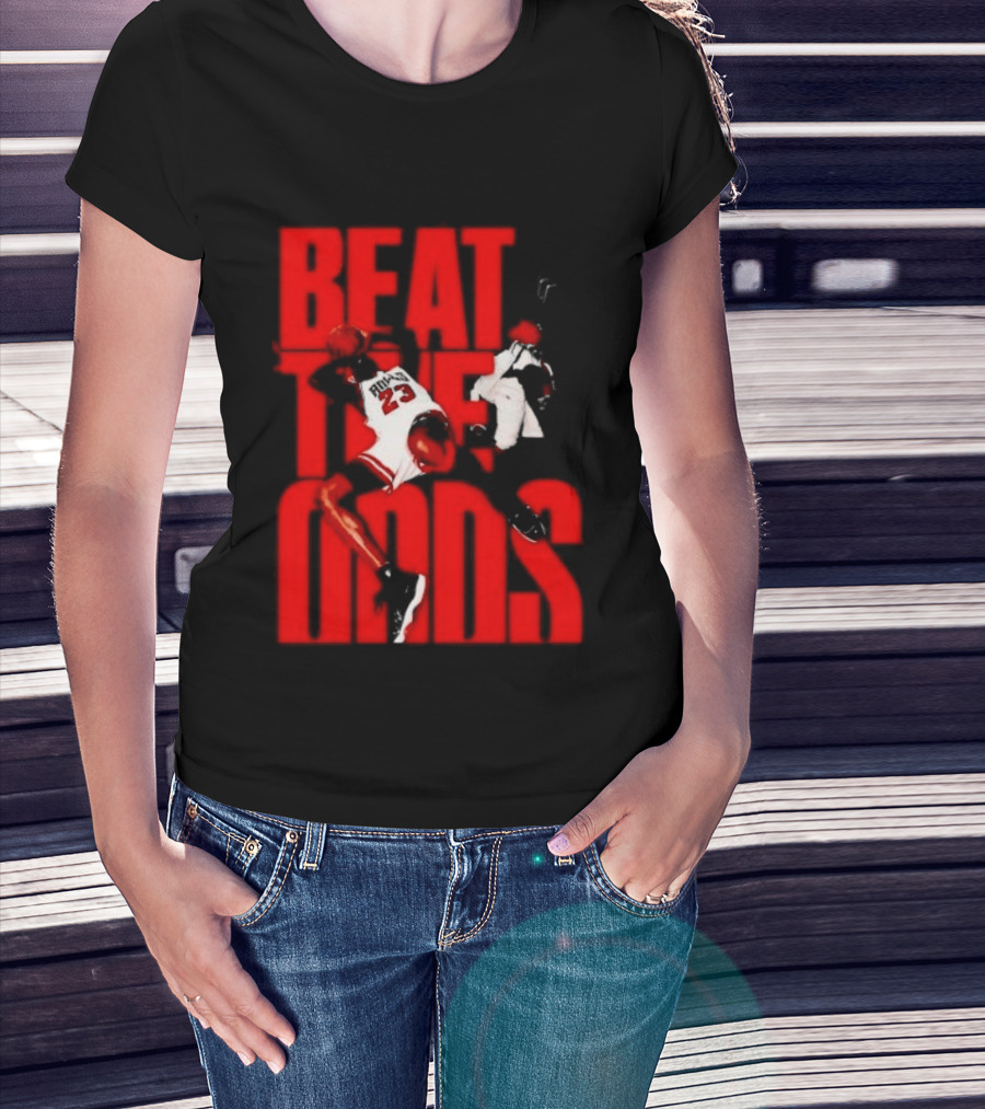 Beat The Odds Michael Jordan 23 Chicago Bulls T-Shirt