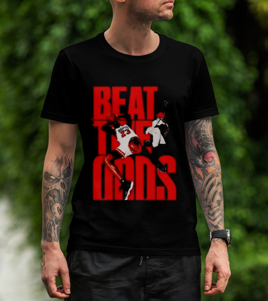 Beat The Odds Michael Jordan 23 Chicago Bulls T-Shirt