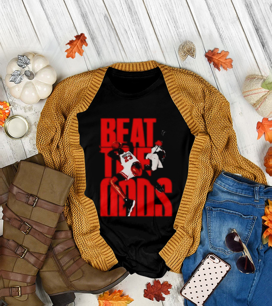 Beat the Odds Michael Jordan 23 Chicago Bulls T-Shirt