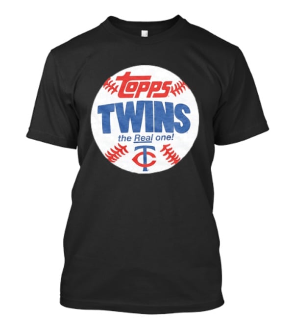 Minnesota Twins Topps The Real One Baseball Collection T-Shirt