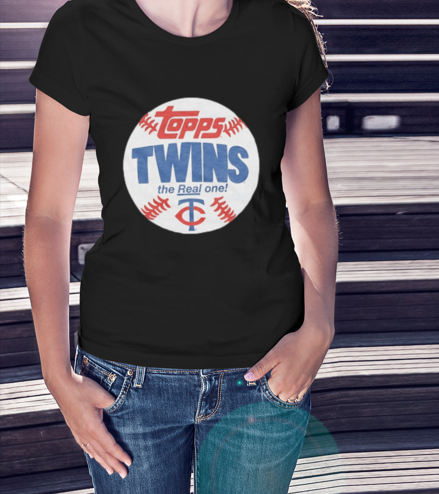 Minnesota Twins Topps The Real One Baseball Collection T-Shirt