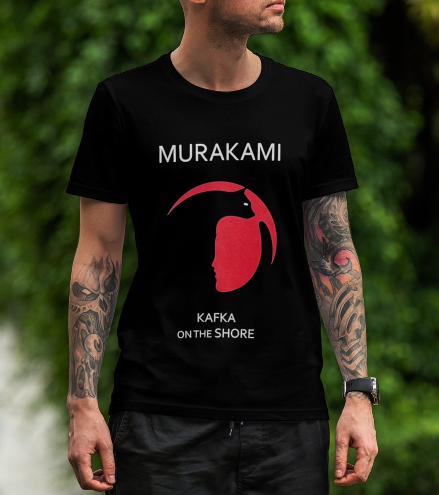 Murakami Kafka On The Shore Red Face T-Shirt