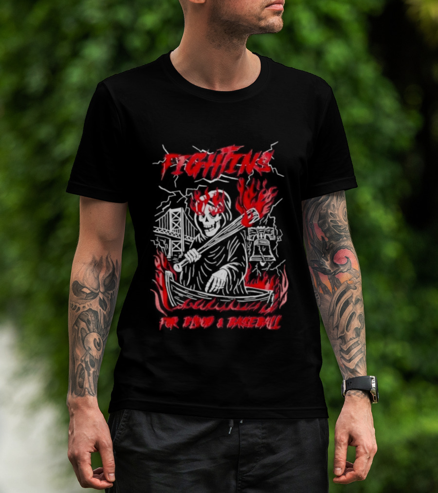 Philadelphia Phillies Fightin' For Blood And Baseball T-Shirt