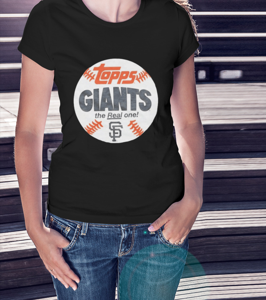 Topps Giants The Real One SF Baseball Collaboration T-Shirt