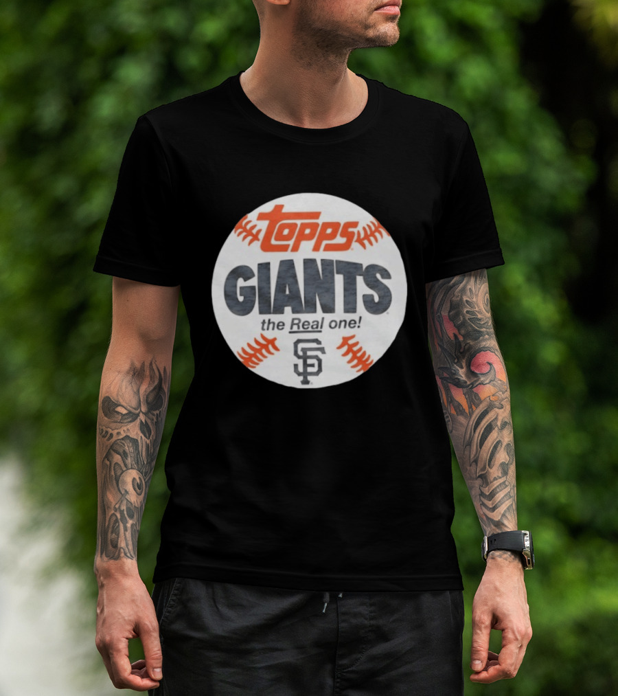 Topps Giants The Real One SF Baseball Collaboration T-Shirt