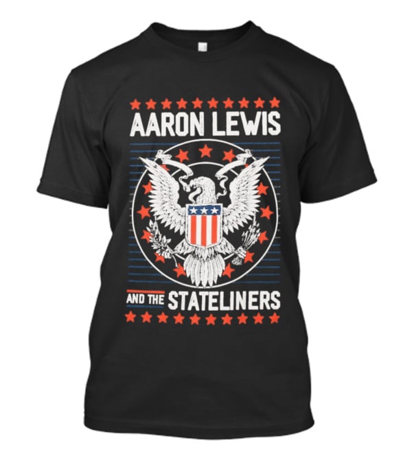Aaron Lewis And The Stateliners Eagle American Stars T-Shirt
