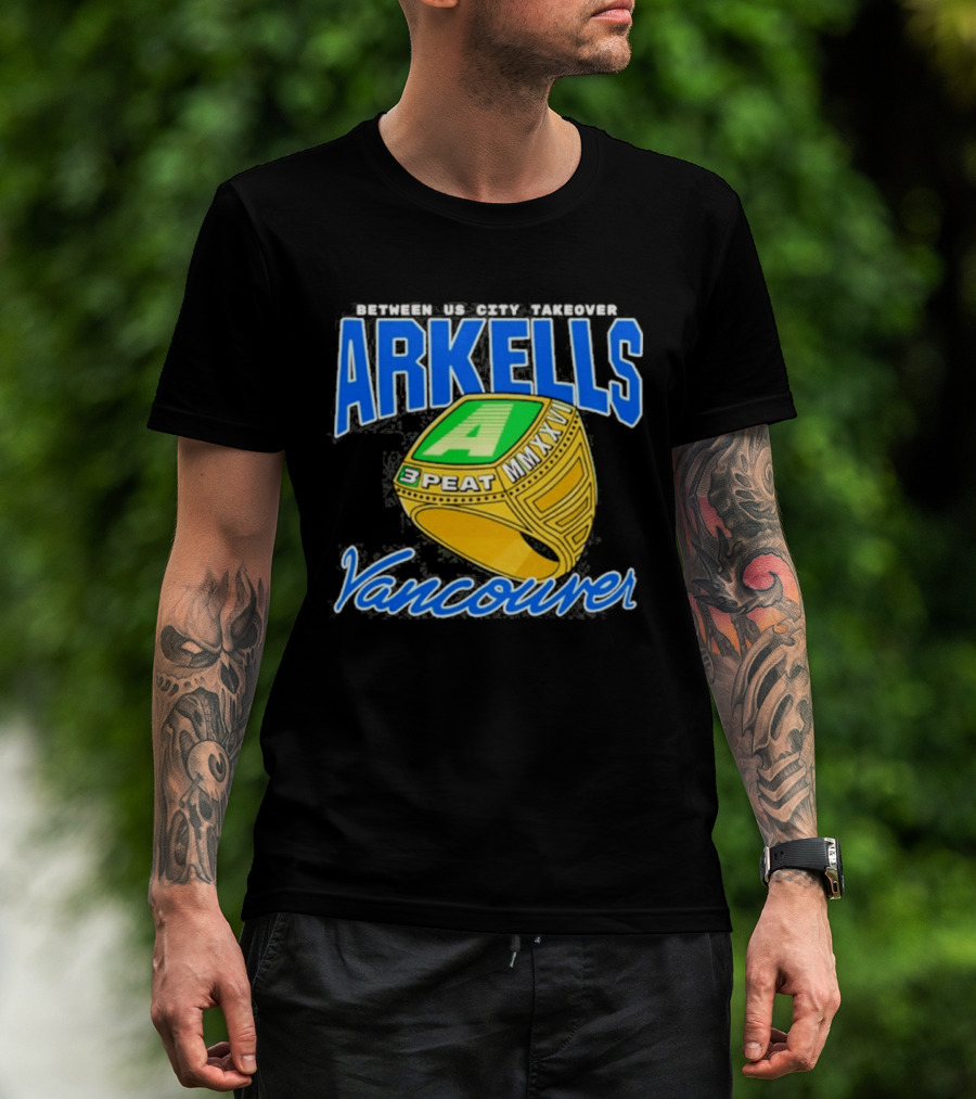 Arkells 3 Peat Mixx Vancouver Tour 2026 T-Shirt