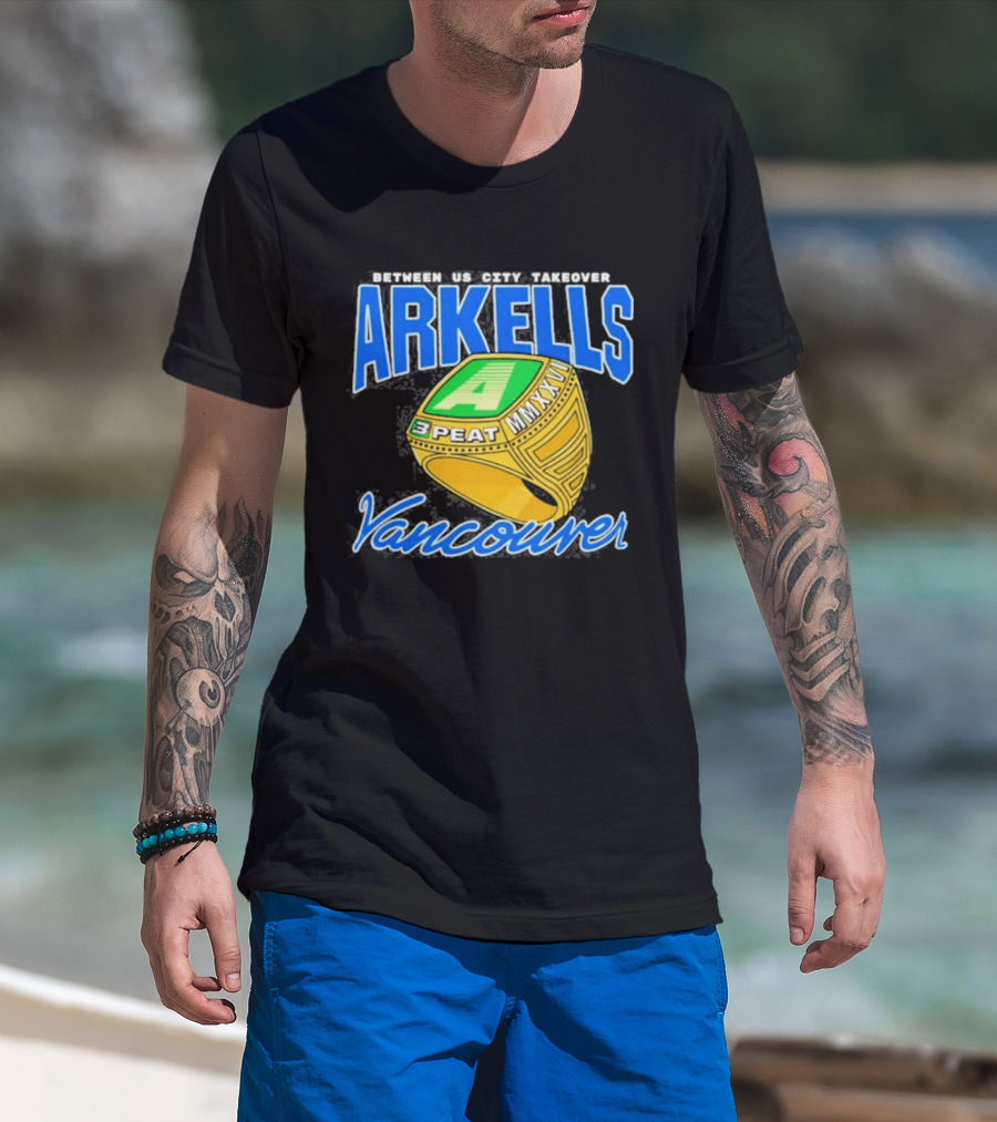 Arkells 3 Peat Mixx Vancouver Tour 2026 T-Shirt