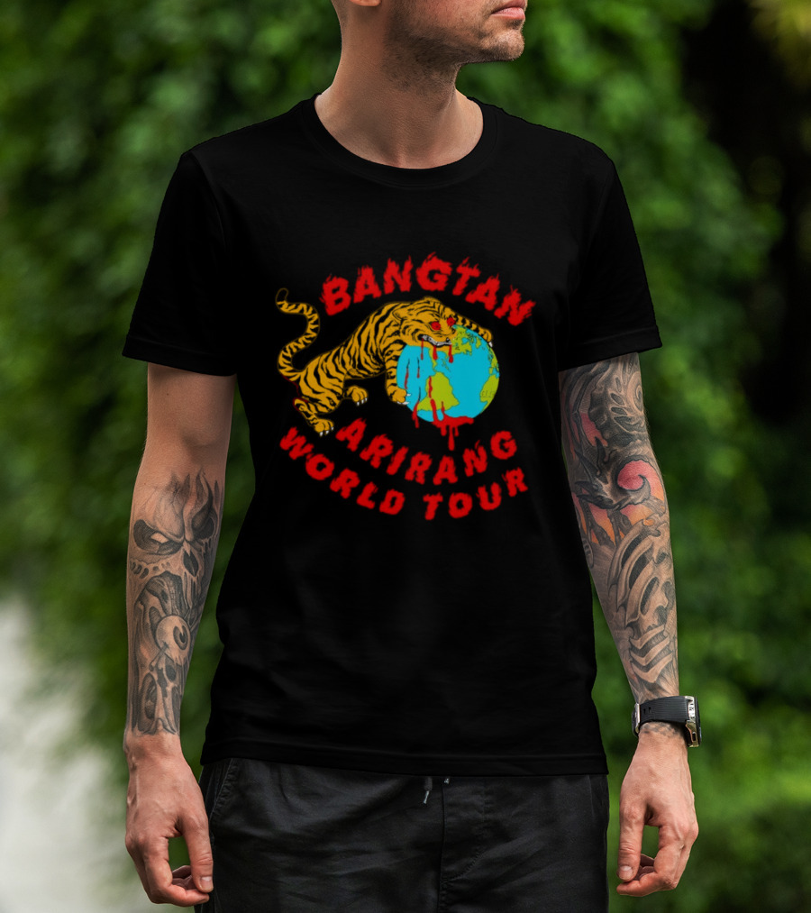 Bangtan Arirang World Tour Tiger Earth T-Shirt
