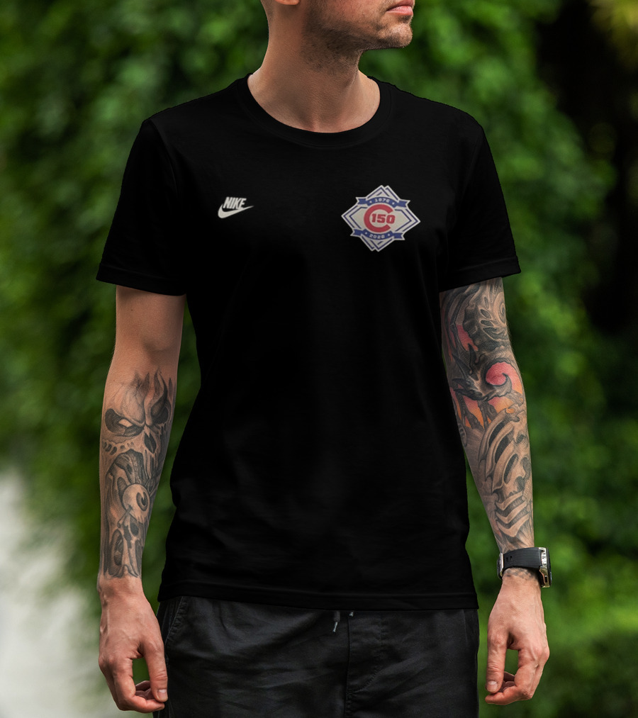 Chicago Cubs Nike 1876 2026 150th Anniversary 2 Sided C150 T-Shirt