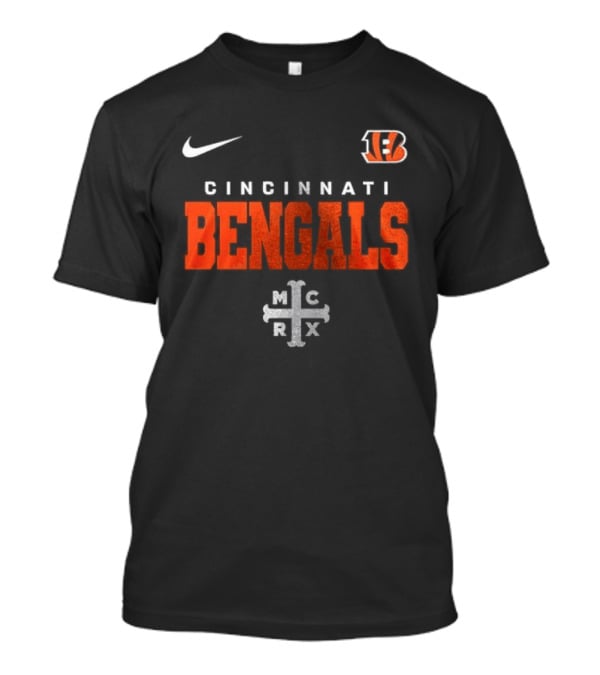 Cincinnati Bengals My Chemical Romance Black Parade Nike Collab T-Shirt