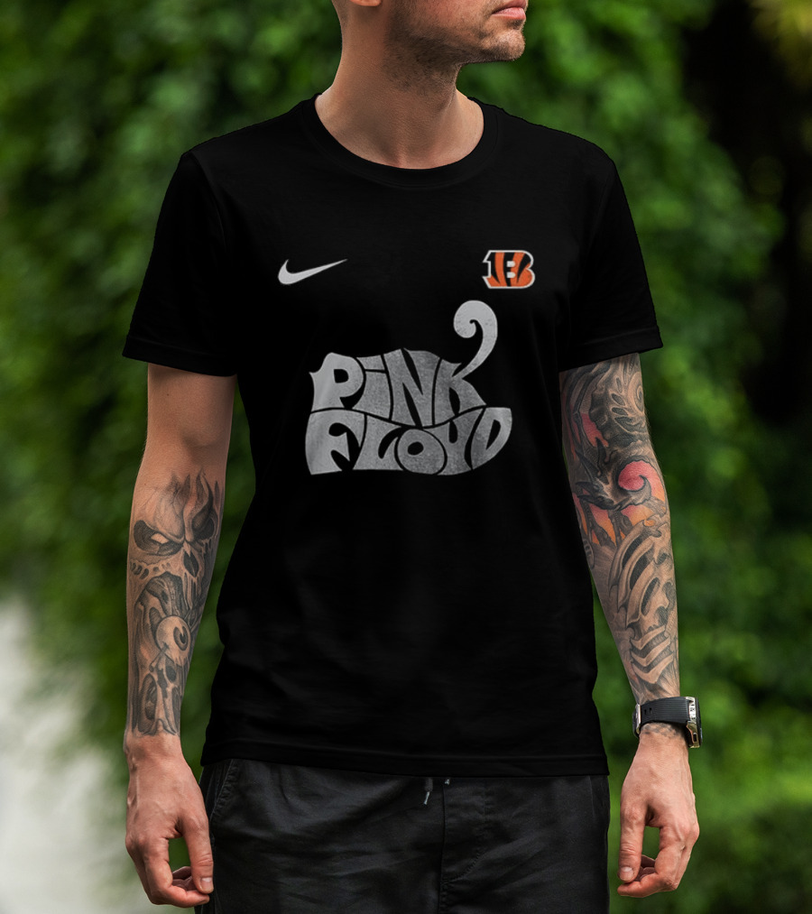 Nike Pink Floyd Cincinnati Bengals JB T-Shirt