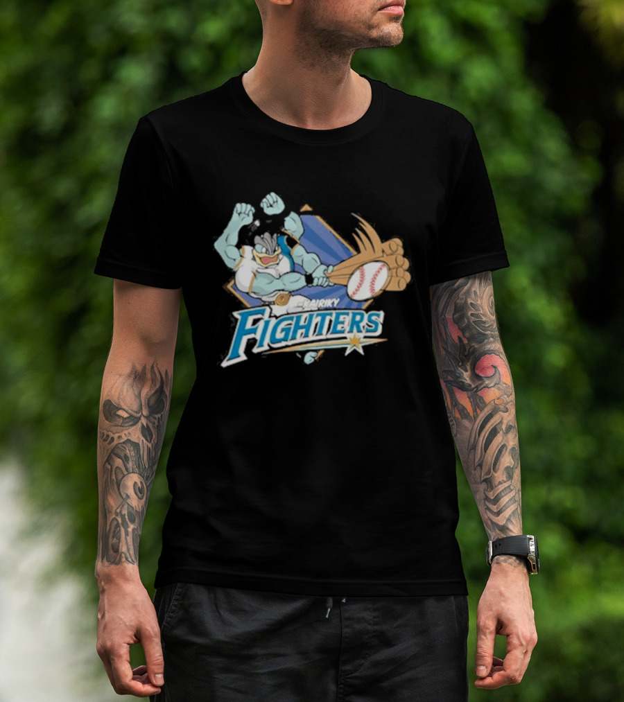 Hokkaido Nippon Ham Fighters Machamp Baseball T-Shirt