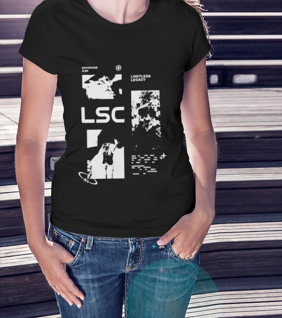 Legacy Church LSC Limitless Legacy Map Motif T-Shirt