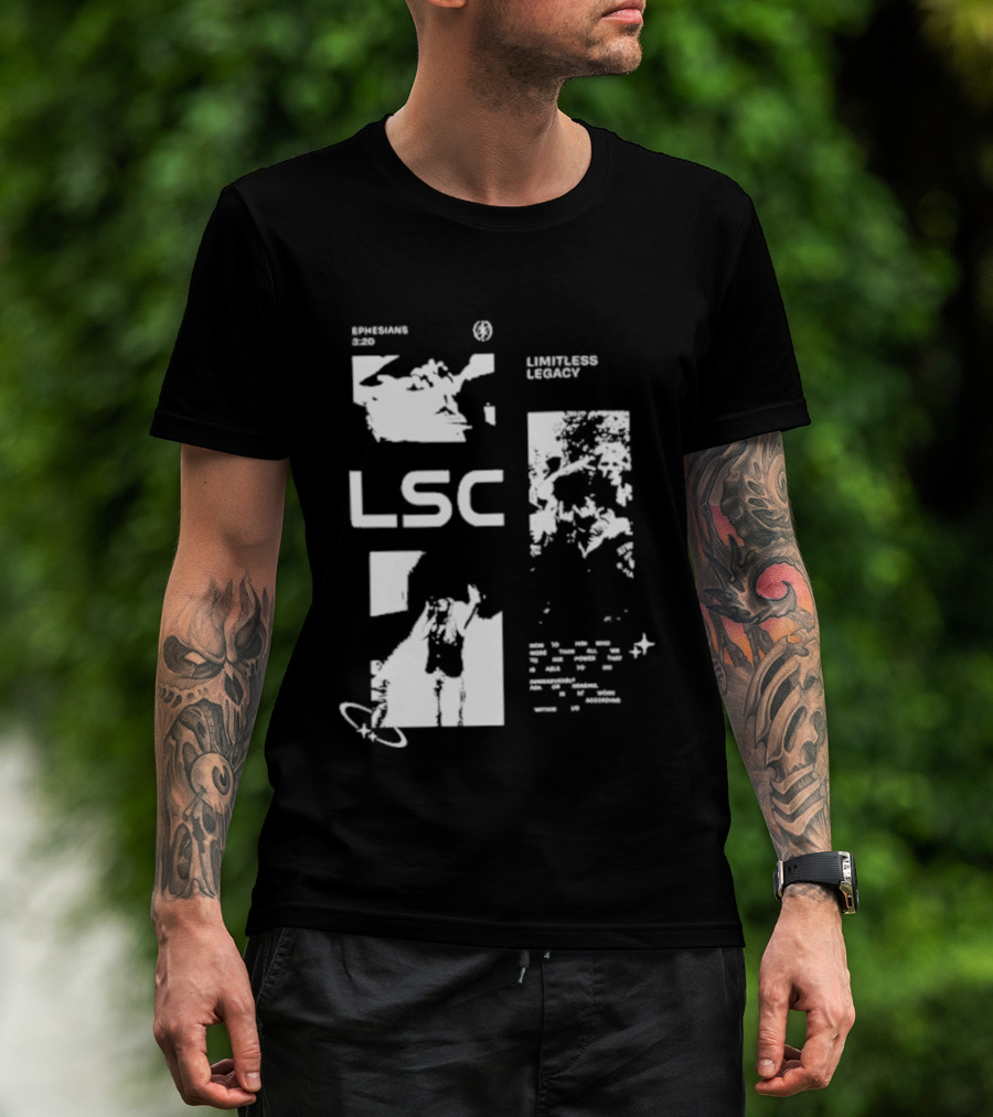 Legacy Church LSC Limitless Legacy Map Motif T-Shirt