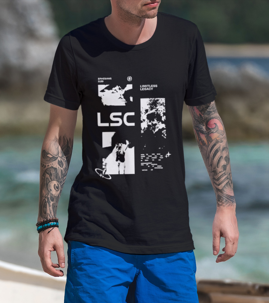Legacy Church LSC Limitless Legacy Map Motif T-Shirt