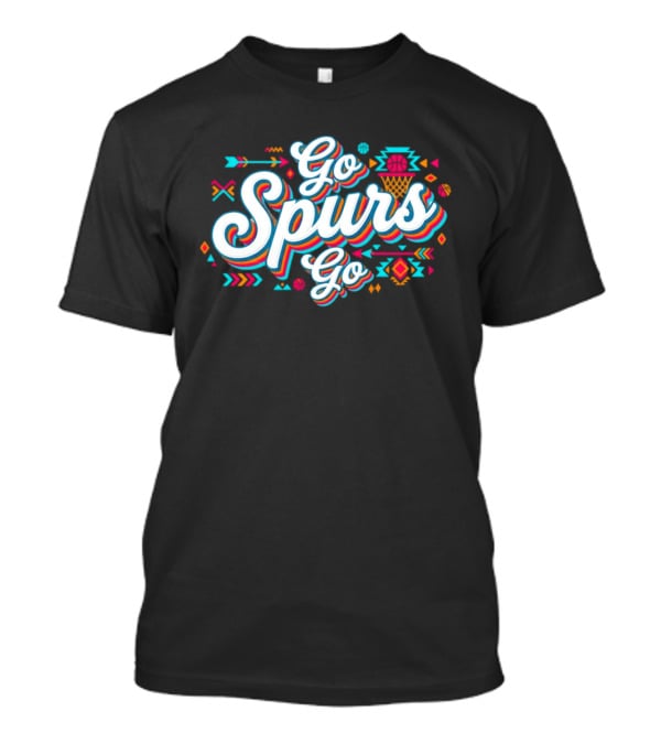 Go Spurs Go Basketball Southwest Vibes T-Shirt