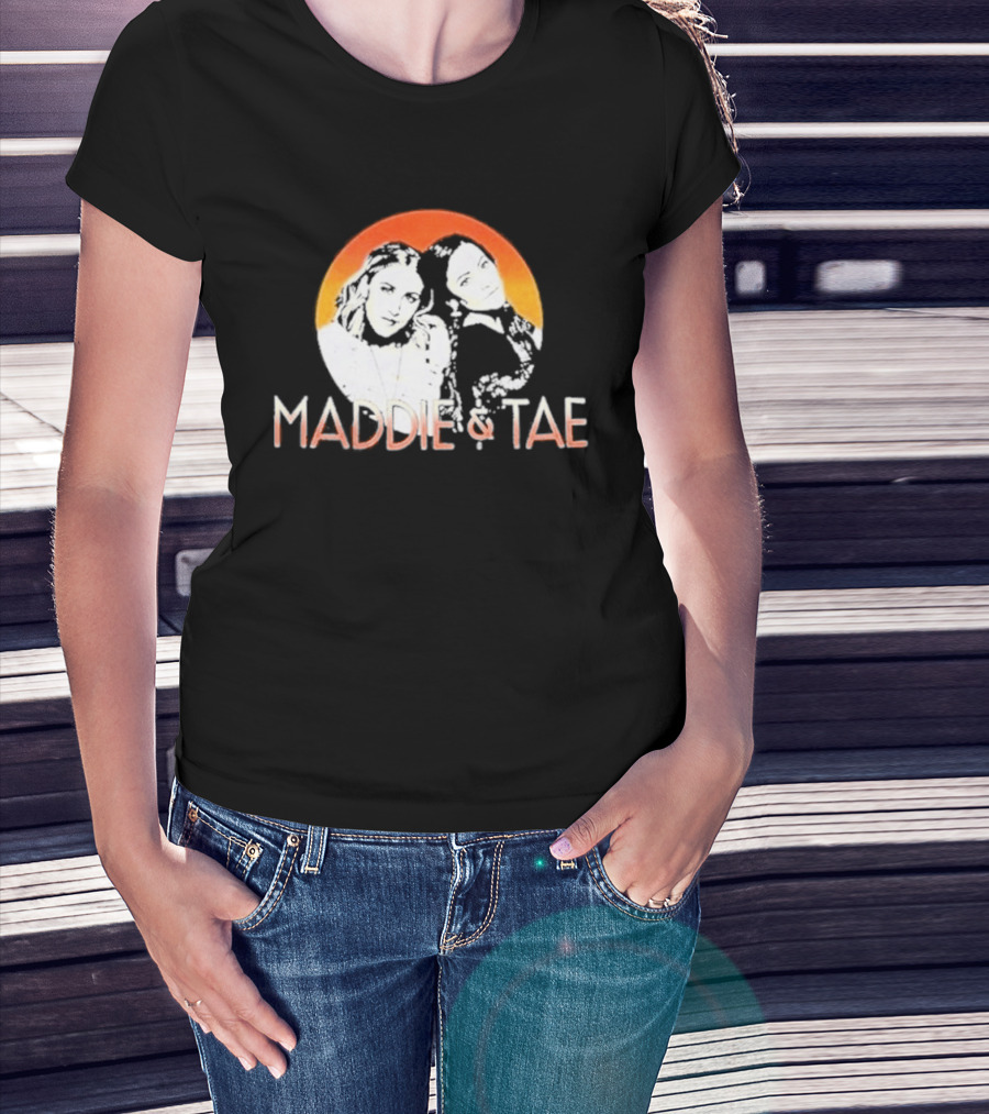 Maddie & Tae Country Music Duo Orange Arch T-Shirt