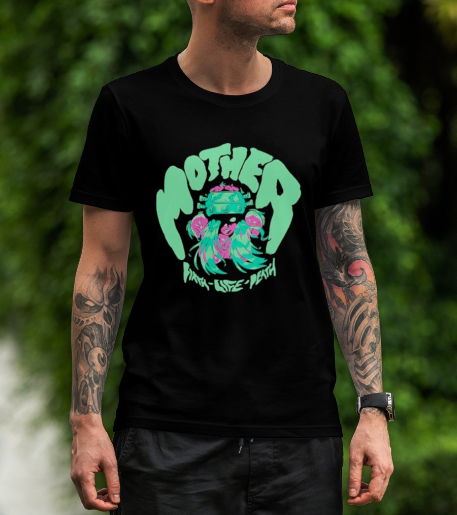Mother Birth Life Death Neon Psychedelic T-Shirt