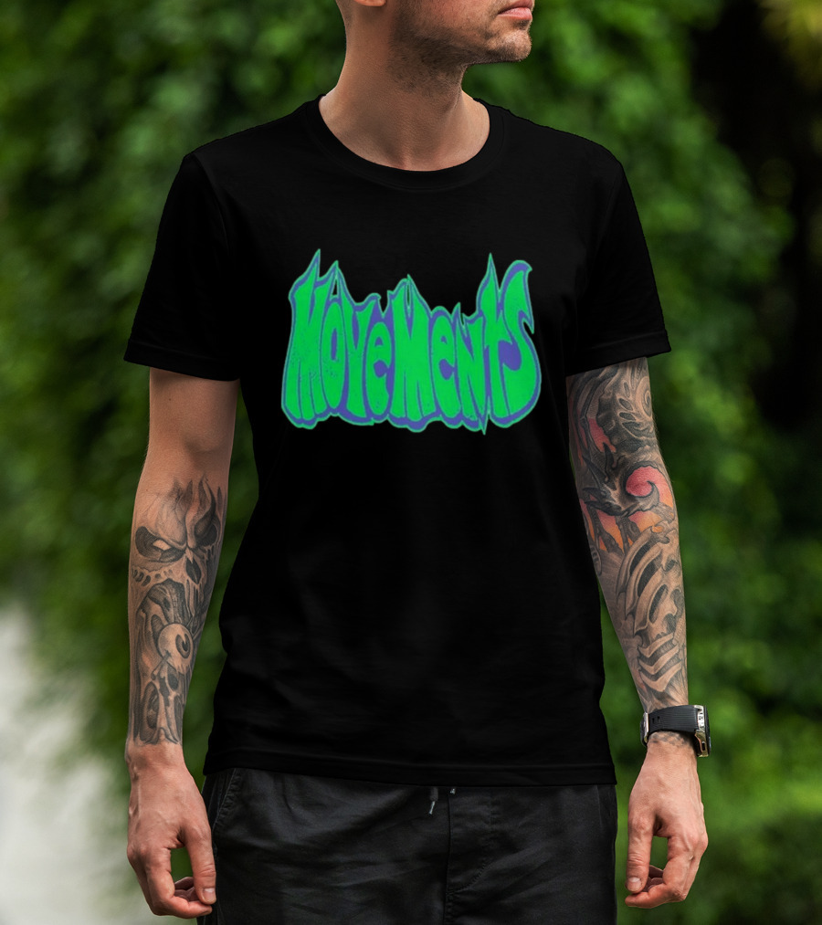 Movements Back In My Ways Neon Vaporwave Style Font T-Shirt