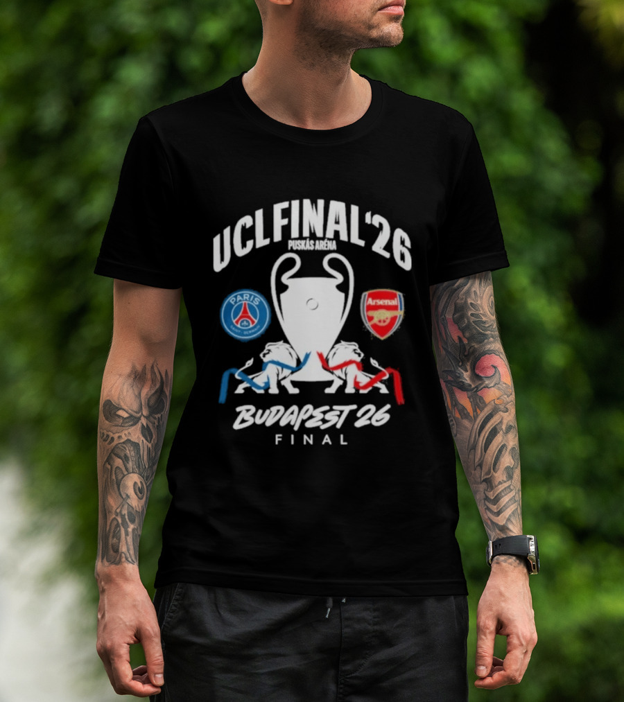 UCL Final 2026 Paris Saint Germain Vs Arsenal Budapest T-Shirt