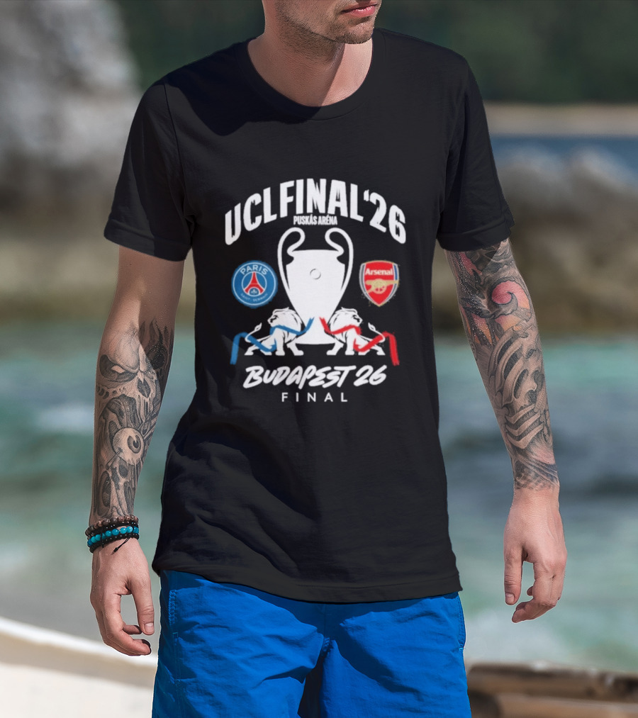 UCL Final 2026 Paris Saint Germain Vs Arsenal Budapest T-Shirt