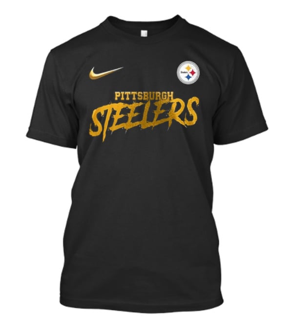 Pittsburgh Steelers Nike Puss In Boots Fear Me If You Dare Cartoon T-Shirt