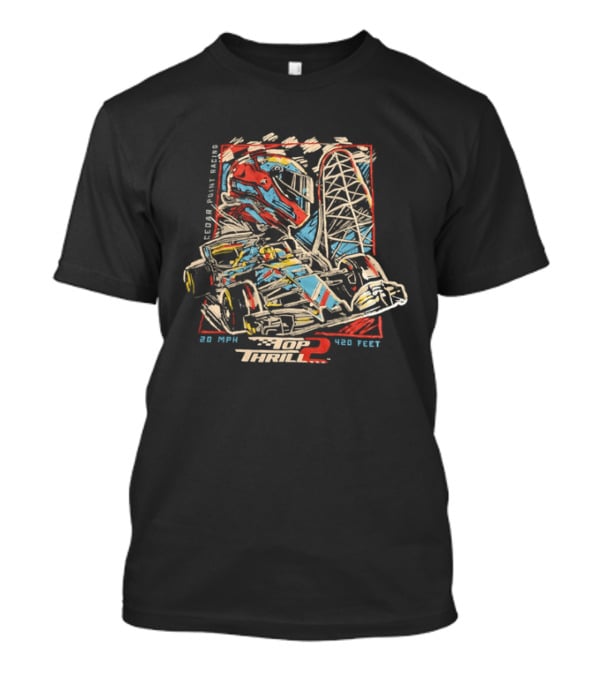 Top Thrill 2 Racing Cedar Point Ride Adventure Experience T-Shirt