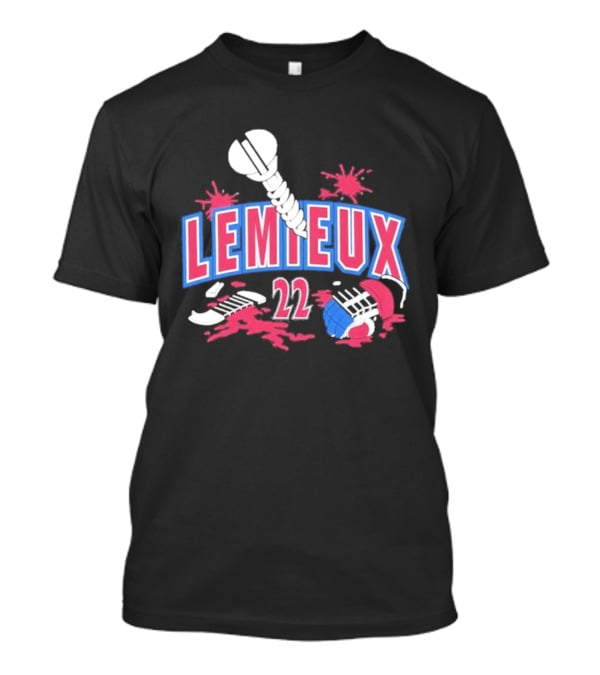 Lemieux 22 Screw Detroit Red Wings Hockey T-Shirt