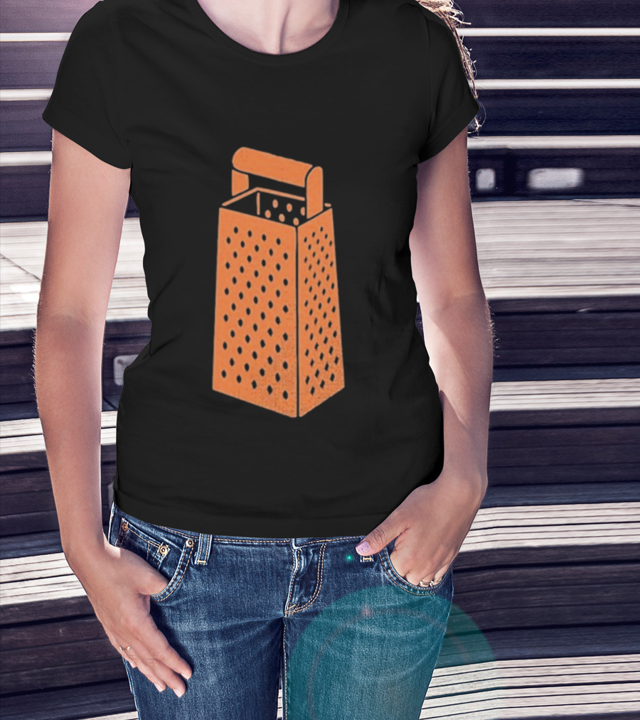 Shredded Cheese Grater Kitchen Tool Humor T-Shirt