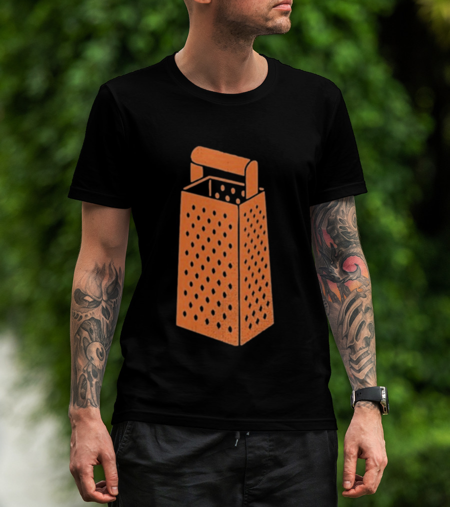 Shredded Cheese Grater Kitchen Tool Humor T-Shirt
