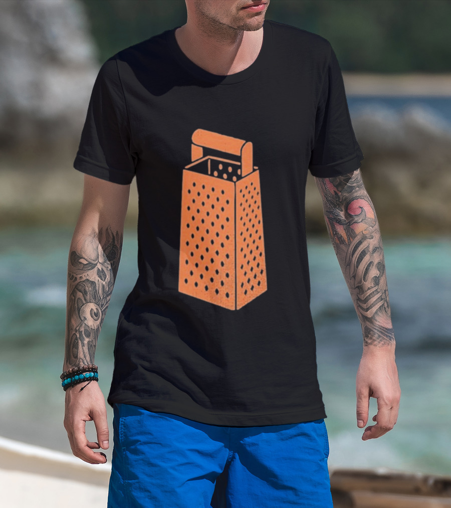 Shredded Cheese Grater Kitchen Tool Humor T-Shirt