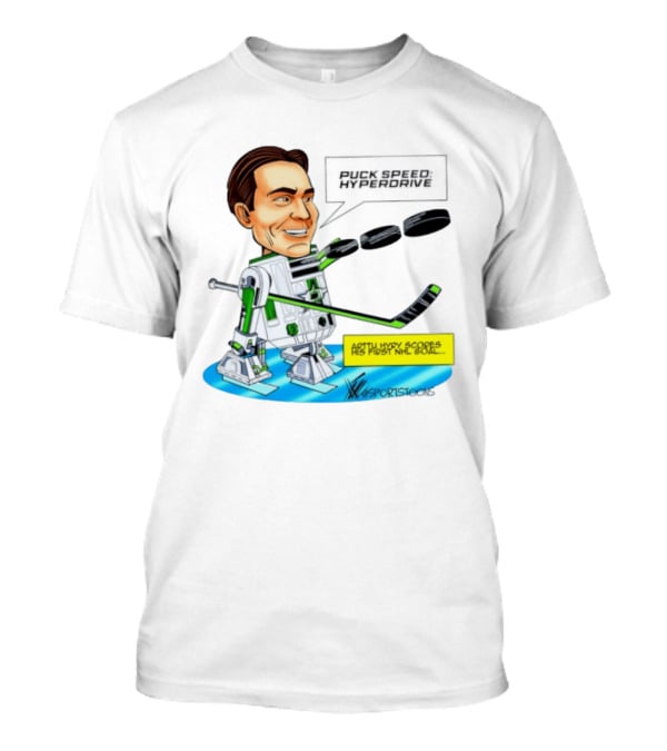 Arttu Hyry Puck Speed R2 D2 Dallas Stars First NHL Goal T-Shirt