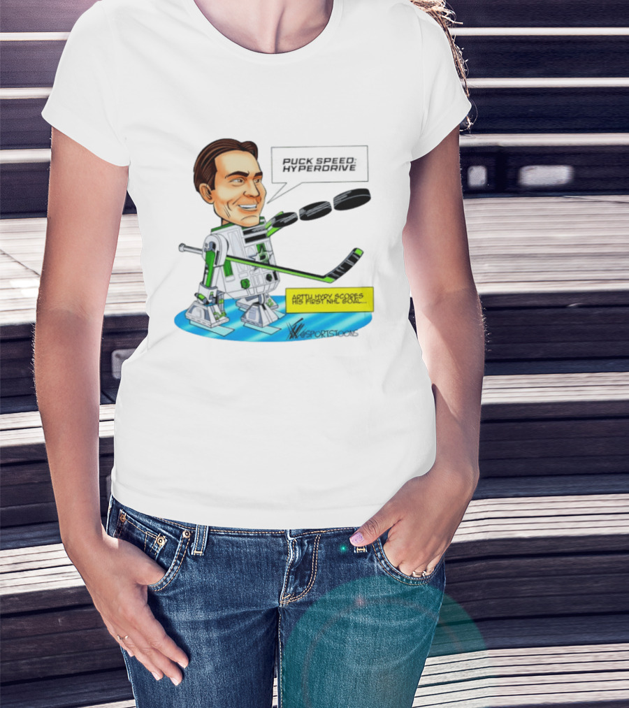 Arttu Hyry Puck Speed R2 D2 Dallas Stars First NHL Goal T-Shirt