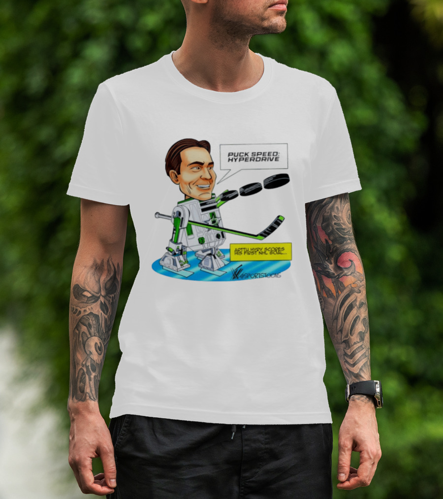 Arttu Hyry Puck Speed R2 D2 Dallas Stars First NHL Goal T-Shirt