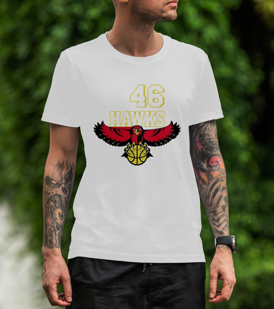 Atlanta Hawks 46 Iconic Basketball Team T-Shirt