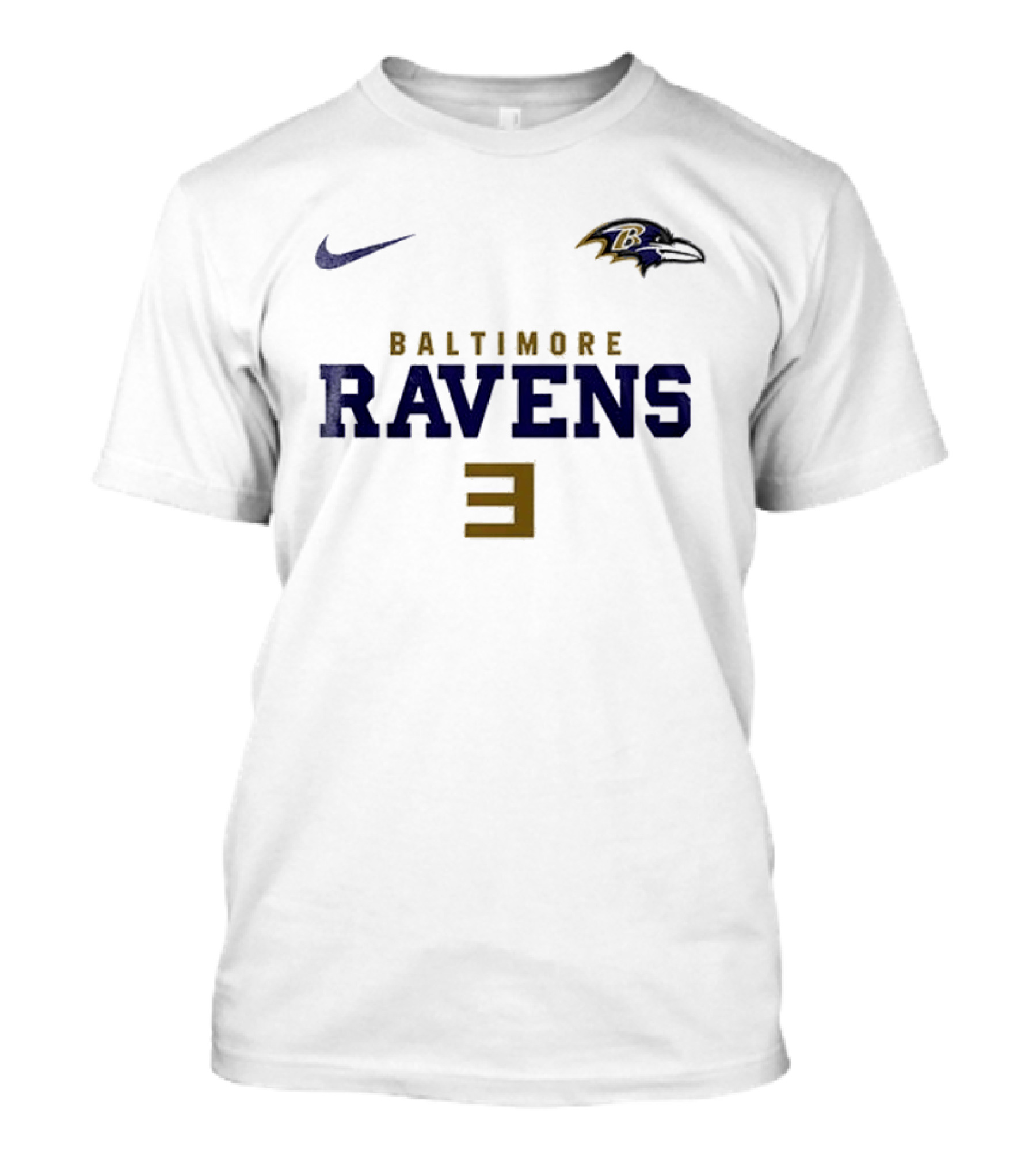 Baltimore Ravens Eminem Slim Shady Nike Collaboration T-Shirt