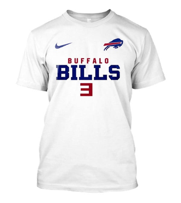 Buffalo Bills Nike Number 3 T-Shirt