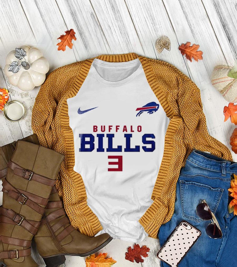 Buffalo Bills Nike Number 3 T-Shirt