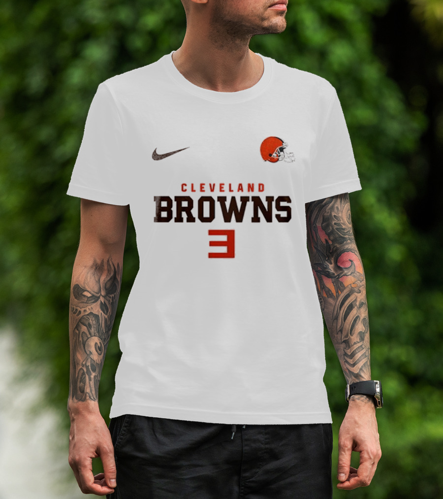 Cleveland Browns Nike Slim Shady Mask Collaboration With Eminem 3 T-Shirt