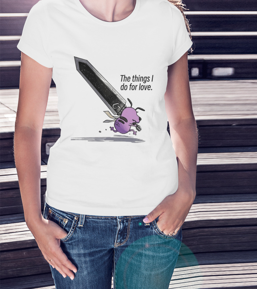Courage The Cowardly Dog The Things I Do For Love Giant Sword Adventure T-Shirt