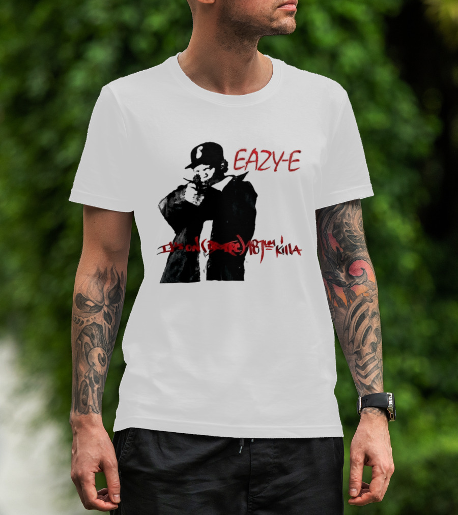 Eazy E It's On Dr. Dre 187um Killa Vintage Style Tribute 90s Hip Hop T-Shirt