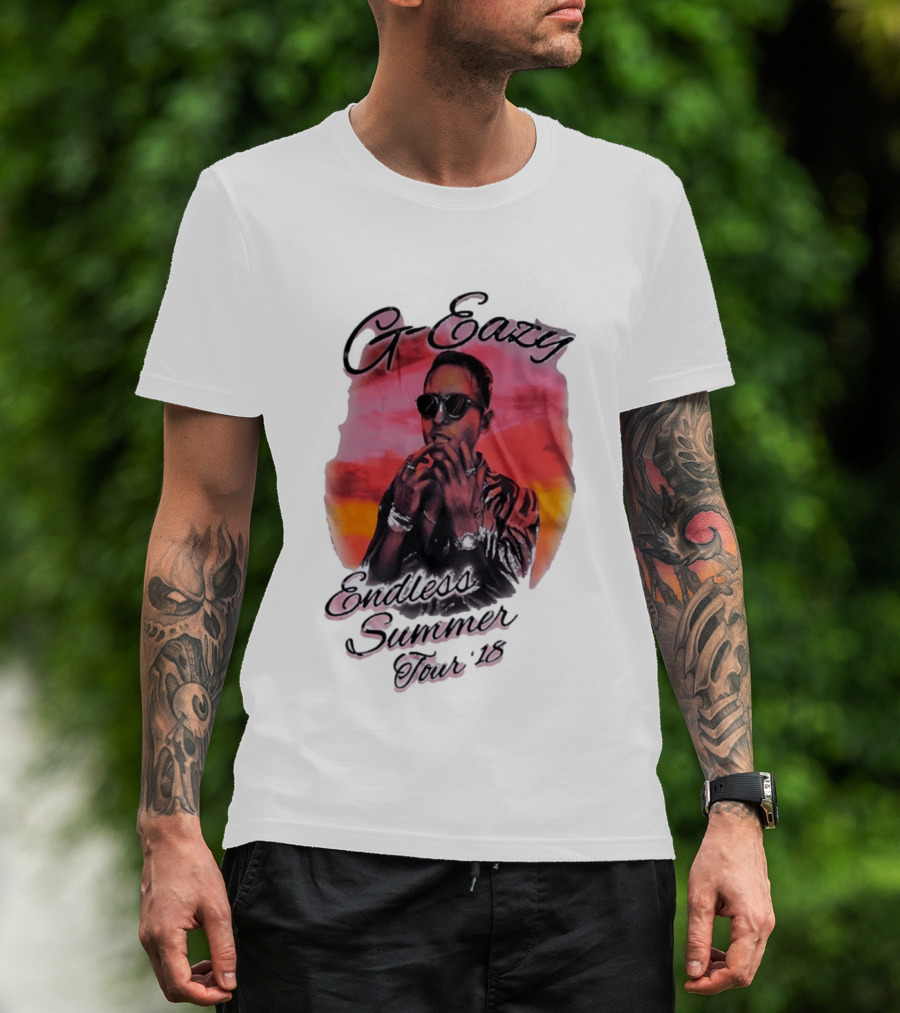 G Eazy Endless Summer Tour 2018 Retro Sunset T-Shirt