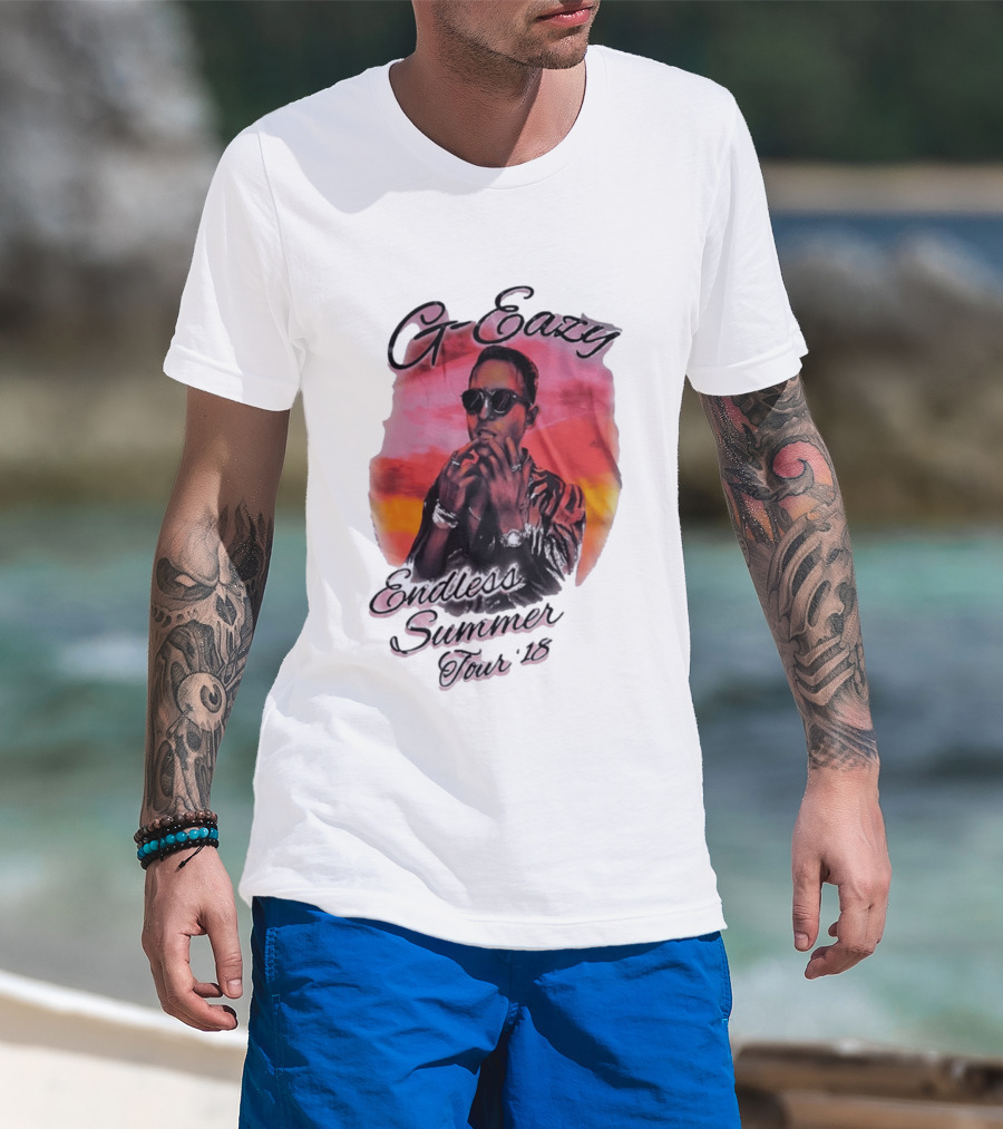 G Eazy Endless Summer Tour 2018 Retro Sunset T-Shirt