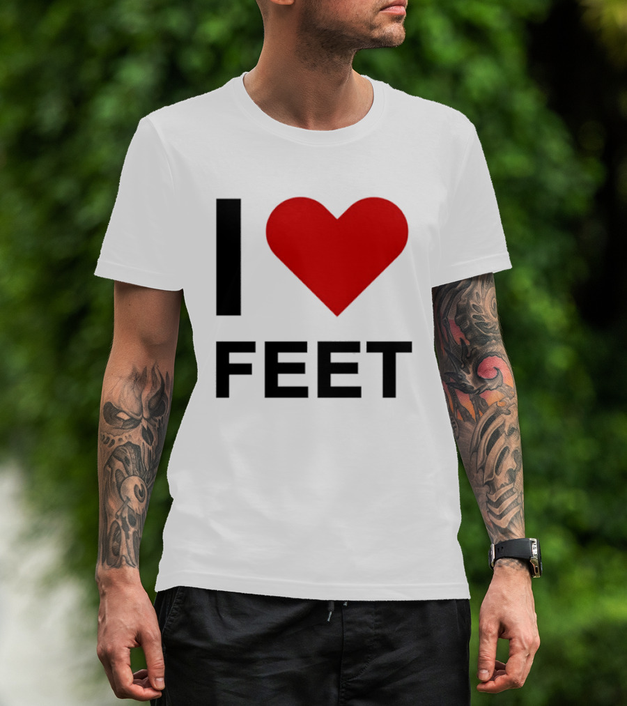 I Heart Feet T-Shirt